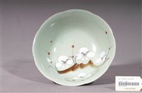 藏品(青瓷彩繪花卉紋花口碗)的圖片