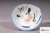 藏品(彩繪花卉紋菱花口碗公)的圖片
