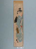 藏品(《主婦之友》（新年號）附錄〈花鳥‧山水‧美人畫短冊卅人集〉之島成園繪美人圖)的圖片