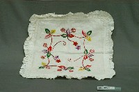 藏品(花卉紋方型抱枕套)的圖片