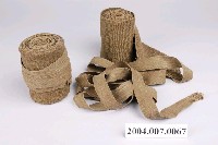 藏品(草綠色麻布綁腿組)的圖片