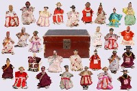 藏品(土黏香童玩布袋戲偶一組)的圖片