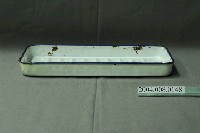 藏品(藍邊白底搪瓷條紋方盤)的圖片