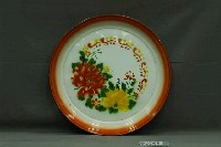 藏品(牡丹紋搪瓷特大圓盤)的圖片