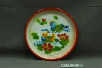 藏品(鴛鴦戲水紋搪瓷中圓盤)的圖片