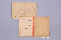 藏品(地籍圖謄本〈六千分一白川町玉川町圖〉與日本勸業銀行貸款證書)的圖片