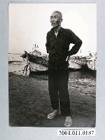 藏品(何懷東攝影作品「望子早歸帆」)的圖片