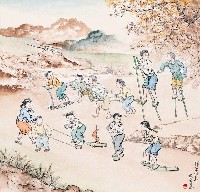 藏品(黃金田繪《想當年》)的圖片