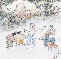 藏品(黃金田繪《掩咯雞比相尋》)的圖片