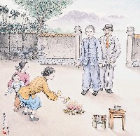 藏品(黃金田繪《從那裏回來時》)的圖片