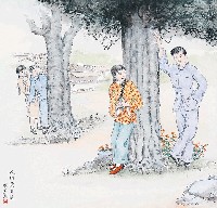 藏品(黃金田繪《人約黃昏後》)的圖片