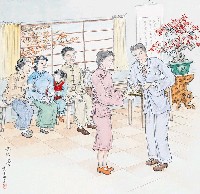 藏品(黃金田繪《媒妁之會》)的圖片