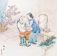 藏品(黃金田繪《化妝》)的圖片