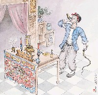 藏品(黃金田繪《紅頭法師》)的圖片