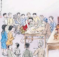 藏品(黃金田繪《乩童起駕敕符道》)的圖片