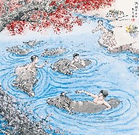 藏品(黃金田繪《鄉村民主池》)的圖片