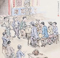 藏品(黃金田繪《北管子弟班》)的圖片