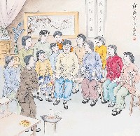 藏品(黃金田繪《觀落陰》)的圖片
