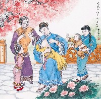 藏品(黃金田繪《乞緣奶》)的圖片