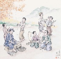 藏品(黃金田繪《洋麻骨的用途》)的圖片