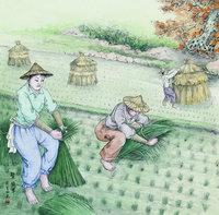 藏品(黃金田繪《鬃稻草》)的圖片
