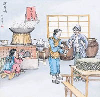 藏品(黃金田繪《偷革酒》)的圖片