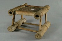 藏品(竹製方形矮凳)的圖片