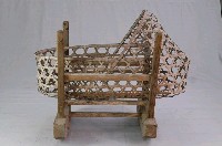 藏品(竹製搖籃)的圖片
