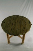 藏品(圓形小木桌)的圖片