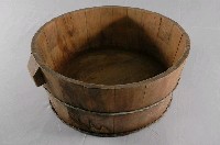 藏品(木製面盆)的圖片