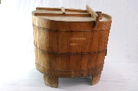 藏品(橢圓檜木浴桶)的圖片