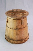 藏品(木製魚仔桶)的圖片