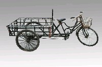 藏品(腳踏黑色三輪貨車)的圖片