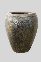藏品(黑釉壓印格紋巨型水缸)的圖片