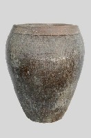 藏品(褐釉壓印格紋巨型水缸)的圖片