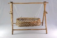 藏品(竹編搖籃)的圖片