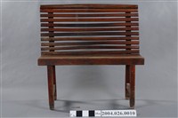 藏品(長形木椅)的圖片