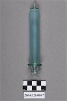 藏品(珍珠牌20c.c.綠色玻璃針筒)的圖片