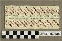 藏品(「PENTIDS SQUIBB」藥排)的圖片