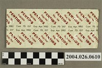 藏品(「PENTIDS SQUIBB」藥排)的圖片