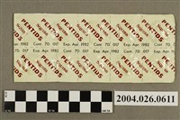 藏品(「PENTIDS SQUIBB」藥排)的圖片