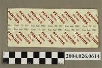 藏品(「PENTIDS SQUIBB」藥排)的圖片