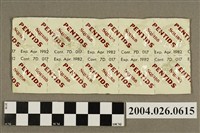 藏品(「PENTIDS SQUIBB」藥排)的圖片