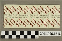 藏品(「PENTIDS SQUIBB」藥排)的圖片