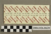 藏品(「PENTIDS SQUIBB」藥排)的圖片