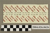 藏品(「PENTIDS SQUIBB」藥排)的圖片