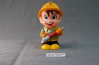 藏品(屏東縣消防局灰綠衣消防公仔)的圖片