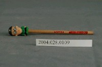 藏品(櫻桃小丸子卡通丸尾同學造型筆套及鉛筆)的圖片