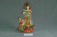 藏品(觀音與童子大型尪仔仙)的圖片