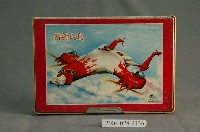 藏品(雷射火鳥圖案磁性雙層鉛筆盒)的圖片